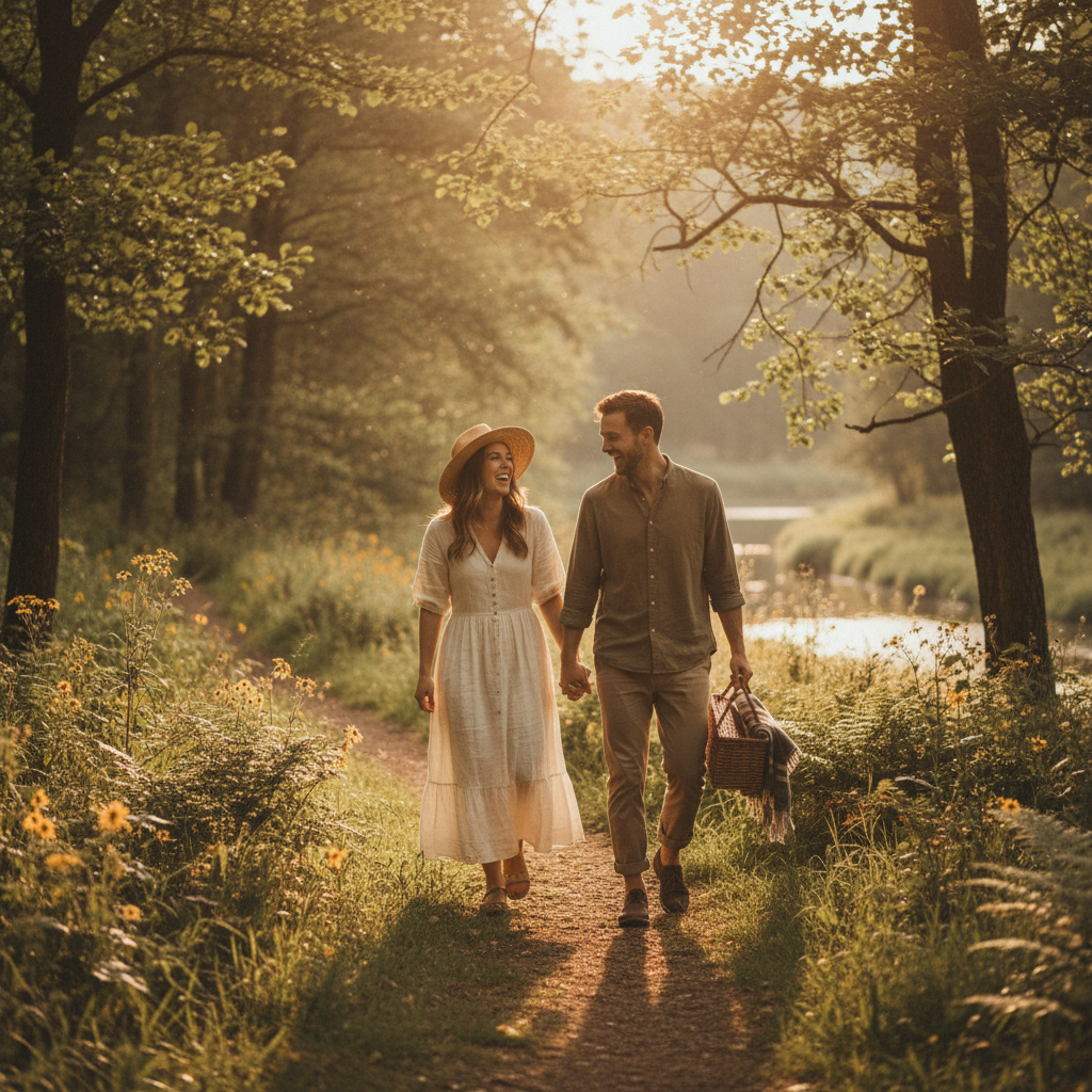 lifestyle photography, warm lighting, natural setting, no text