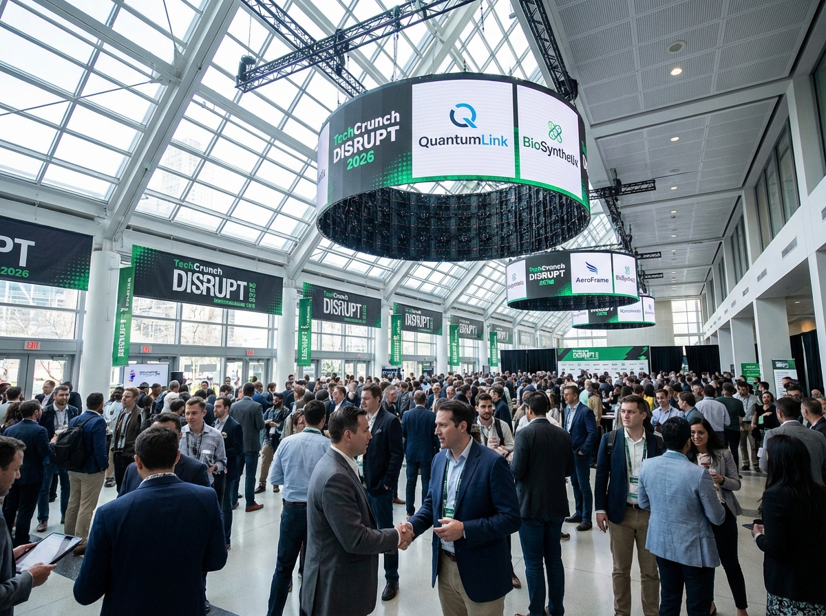 테크크런치 디스럽트 컨퍼런스 현장의 열기