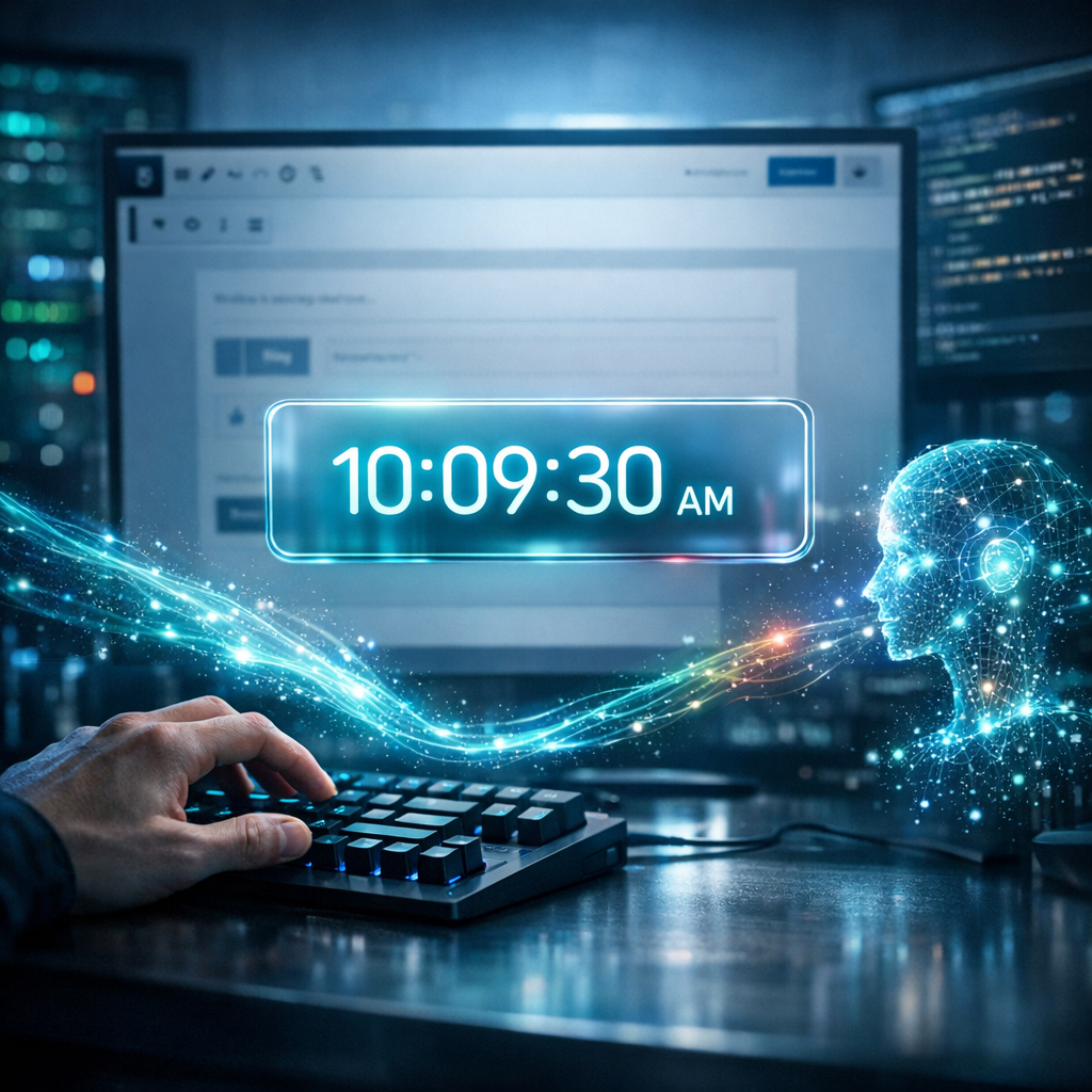 바이브코딩 디지털 시계