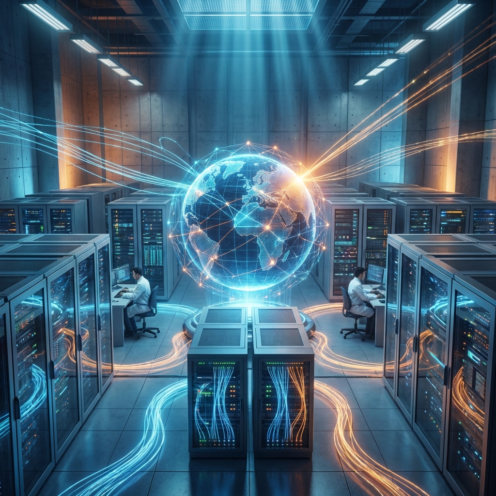 전 세계 디지털 인프라를 연결하는 데이터 네트워크망