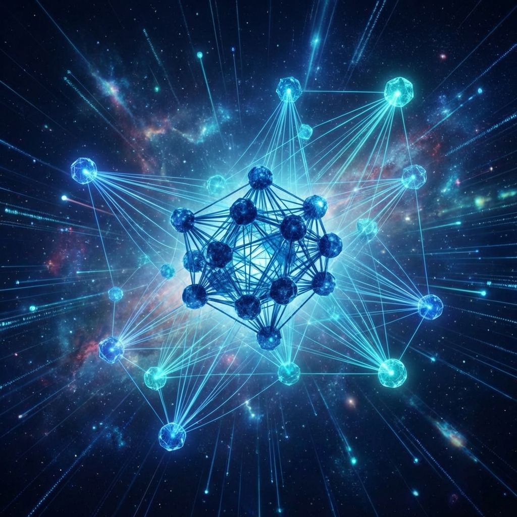 기술의 발전과 소셜 네트워킹의 미래적인 이미지