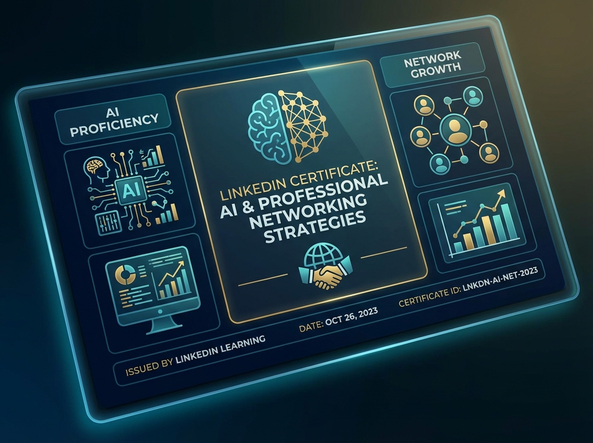 AI 역량 인증을 위한 디지털 자격증 개념도