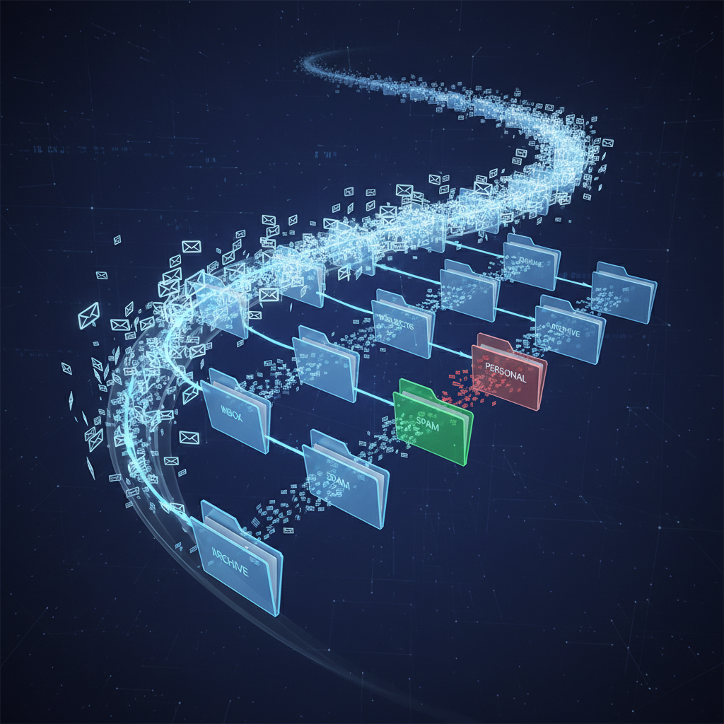 수많은 이메일 데이터를 빠르게 분류하는 디지털 비주얼