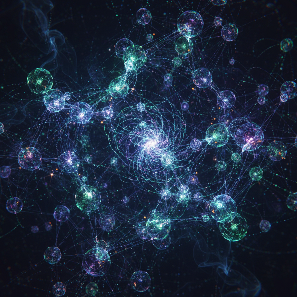 인공지능들이 서로 정보를 교환하는 네트워크 망