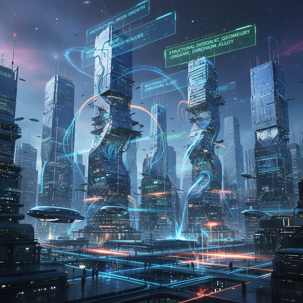 텍스트 입력을 통해 실시간으로 변하는 가상 도시