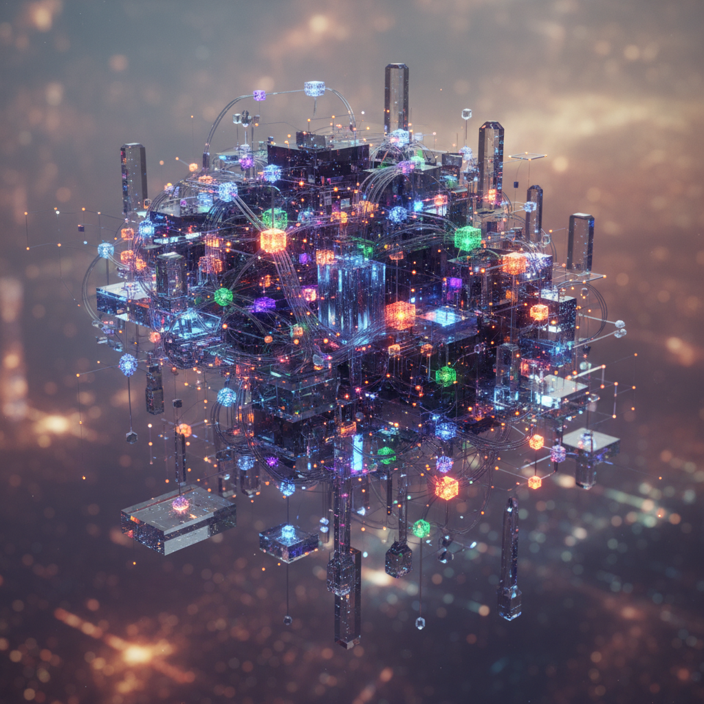 데이터와 네트워크가 연결되는 추상적 공간