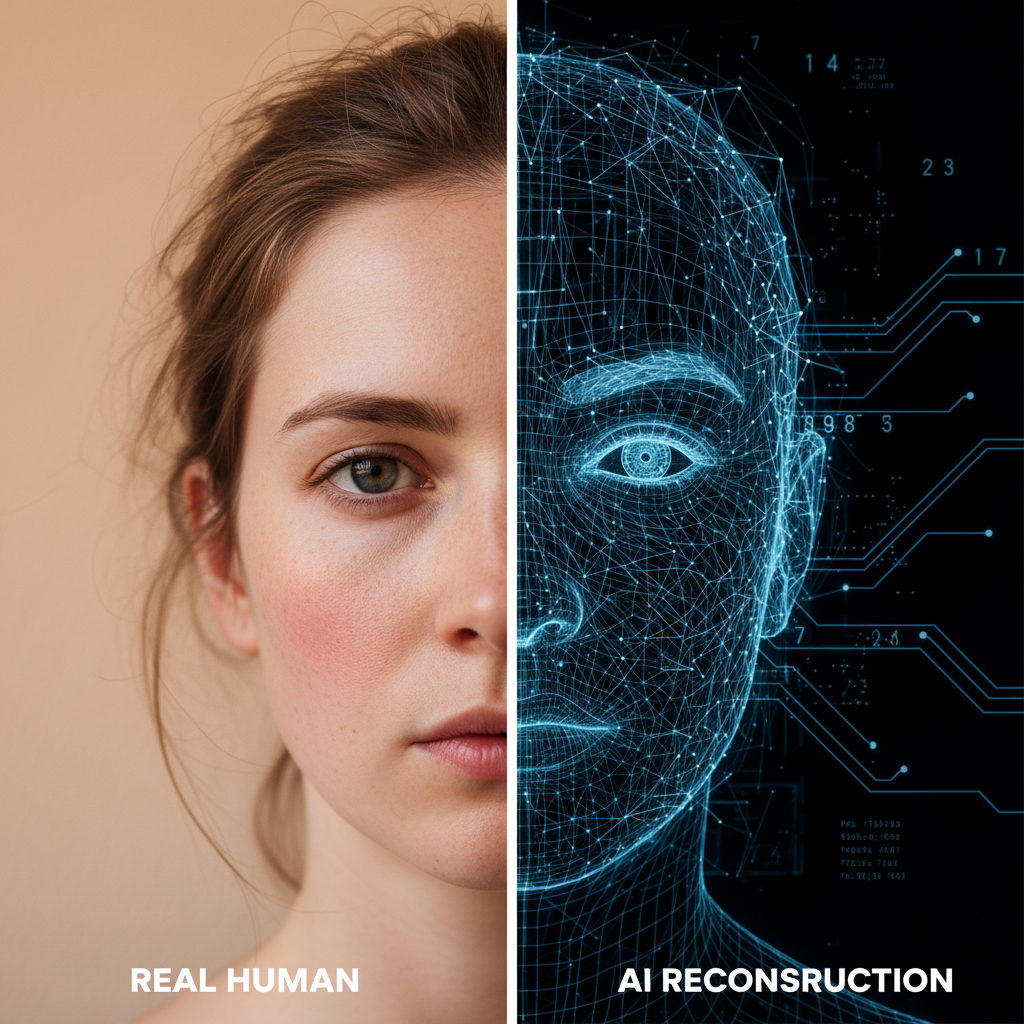 인공지능이 생성한 가짜 얼굴의 세부적인 특징