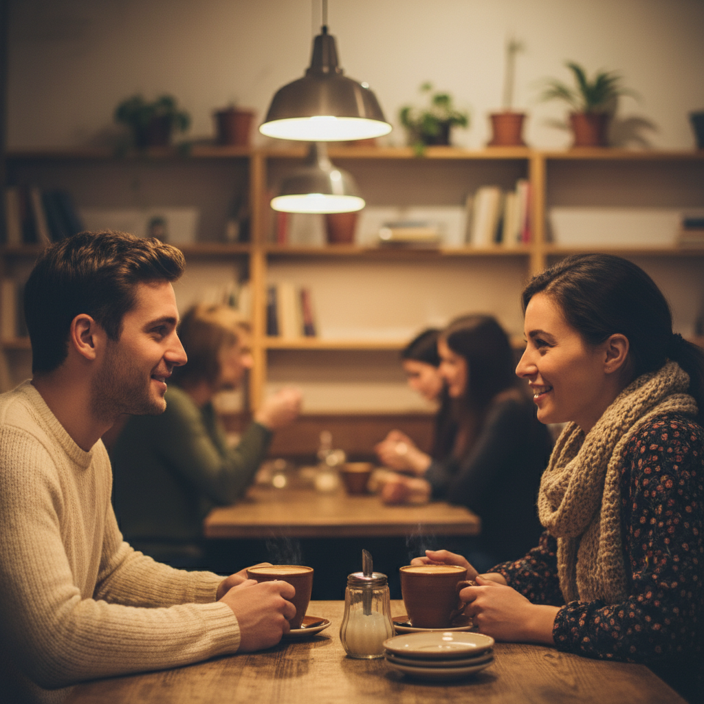 사람과 사람이 소통하는 따뜻한 장면