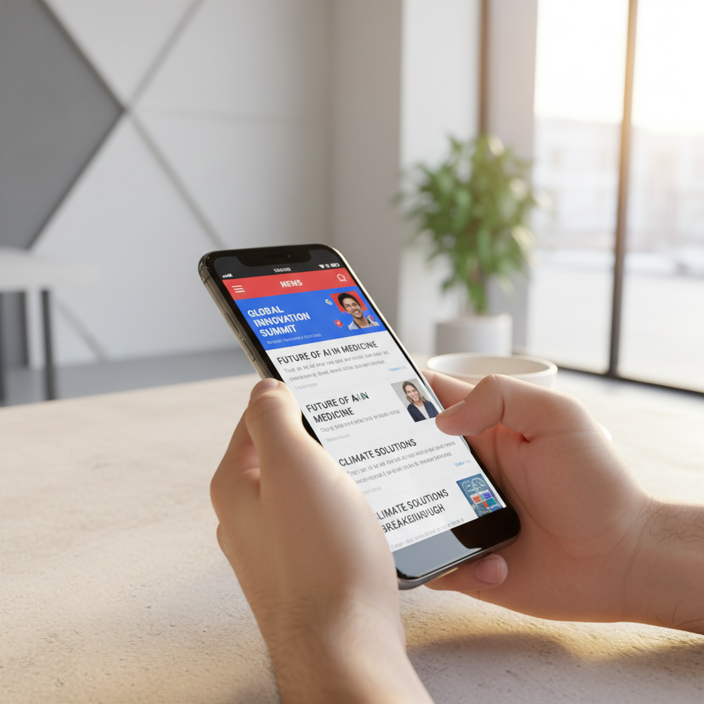 스마트폰과 뉴스 정보의 흐름