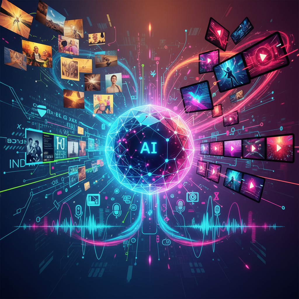 다양한 미디어 소스를 결합하는 멀티모달 시스템 이미지