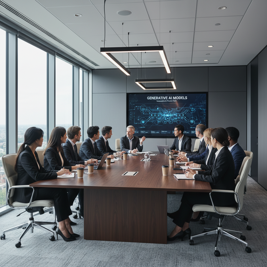 기술 컨퍼런스에서 미래를 논의하는 전문가들