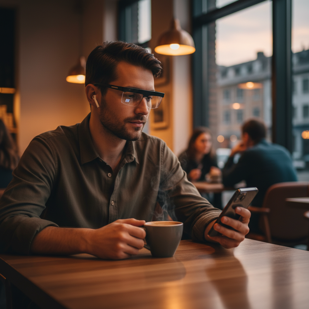 다양한 애플 기기를 함께 사용하는 일상 모습