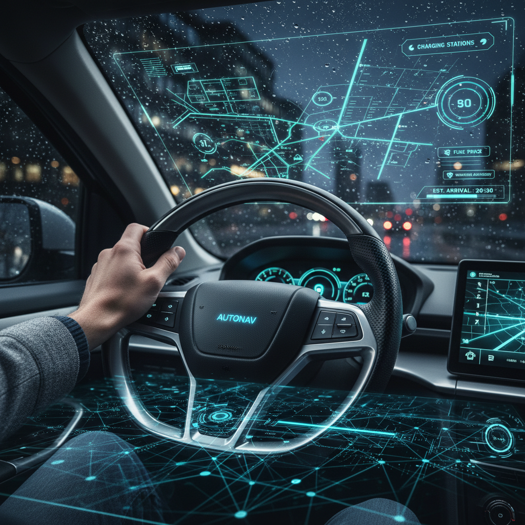 디지털 지도와 인간의 방향 결정 비유