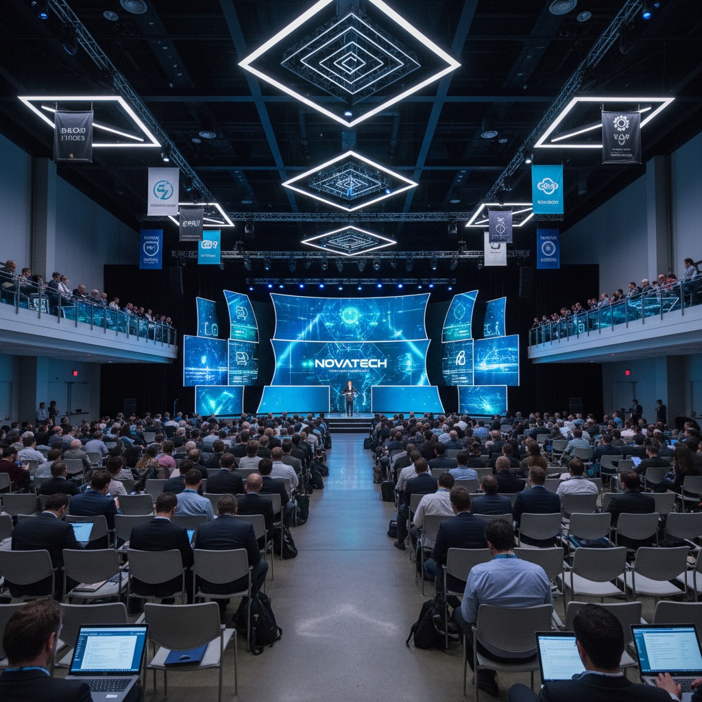 테크크런치 디스럽트 행사장 전경