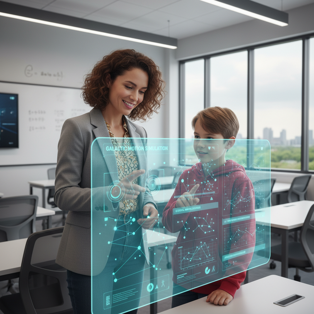 인공지능과 협력하여 수업하는 교사