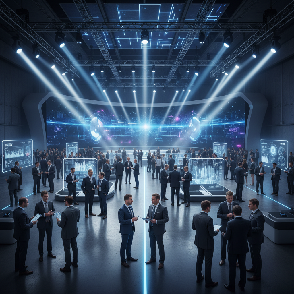 테크컨퍼런스 현장의 열정적인 분위기