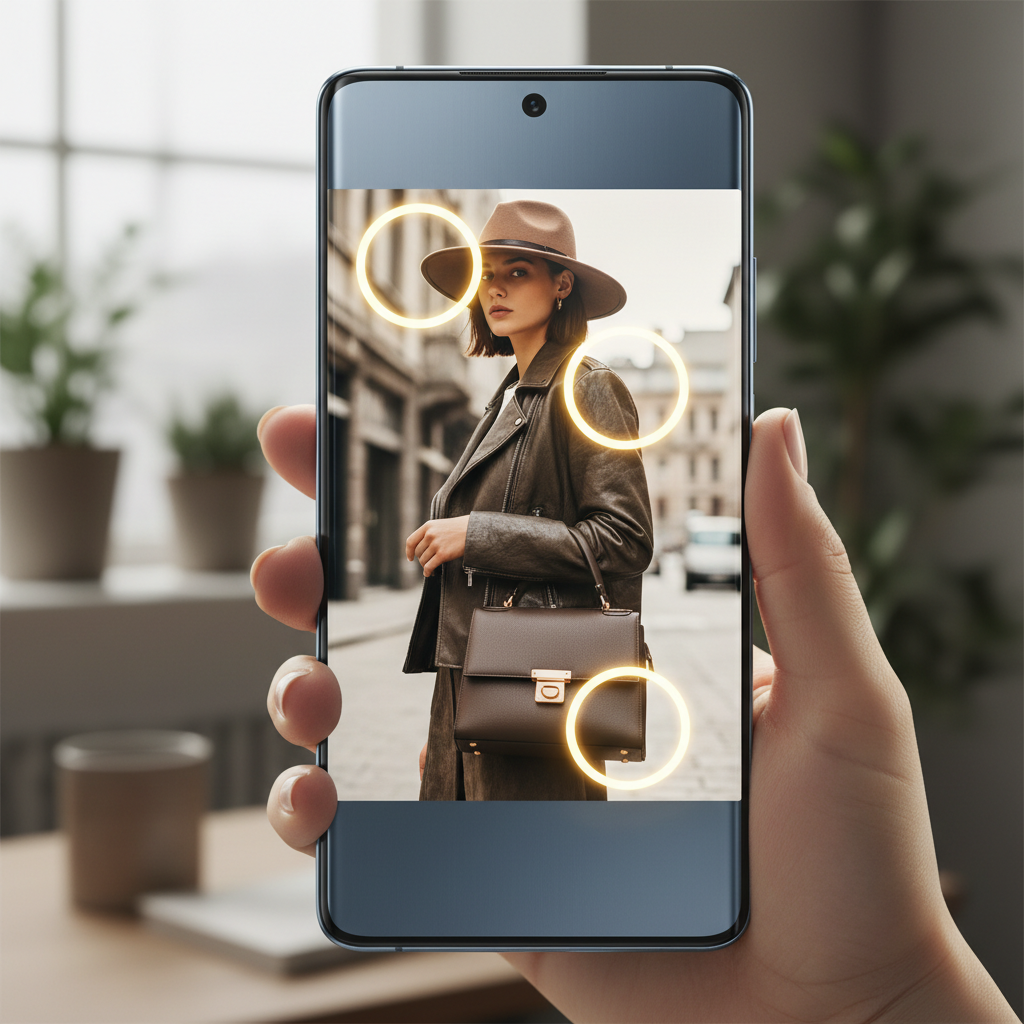 스마트폰 화면 속 사물 검색