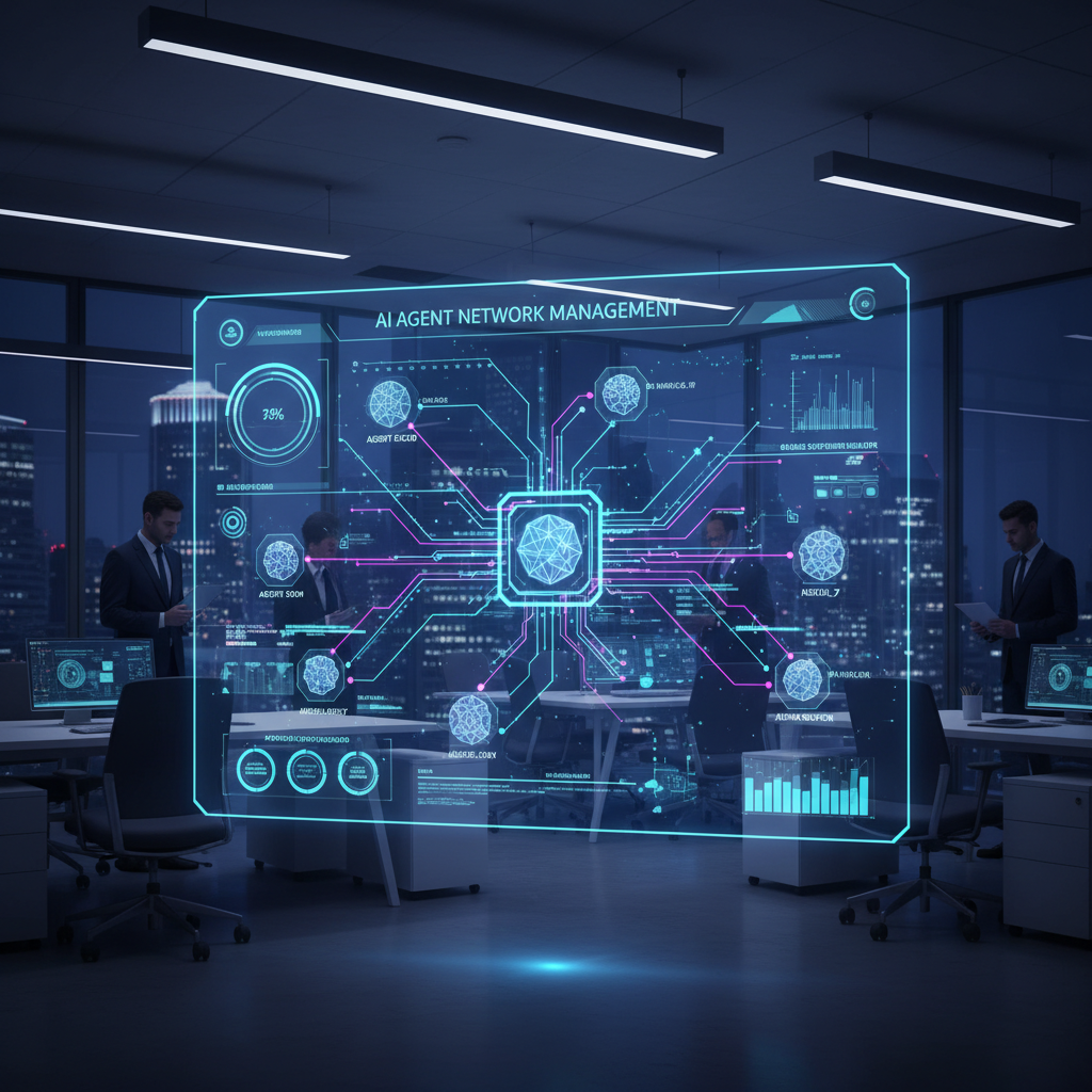 미래 지향적인 기업용 AI 관리 대시보드