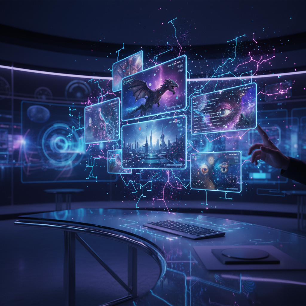 미래 지향적인 AI 영상 생성 기술의 시각화