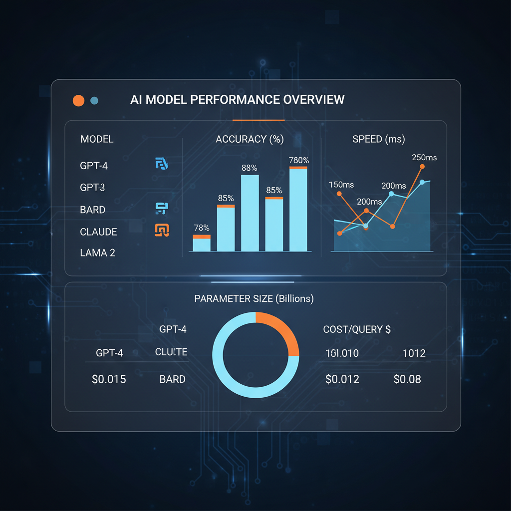 다양한 AI 모델을 비교하는 인터페이스