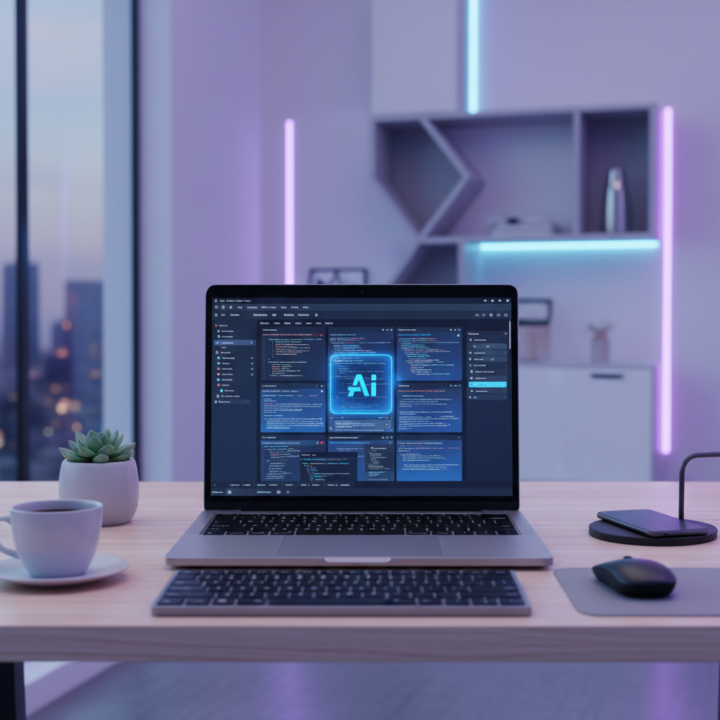 다중 모니터에서 복잡한 코드를 분석하는 AI 툴