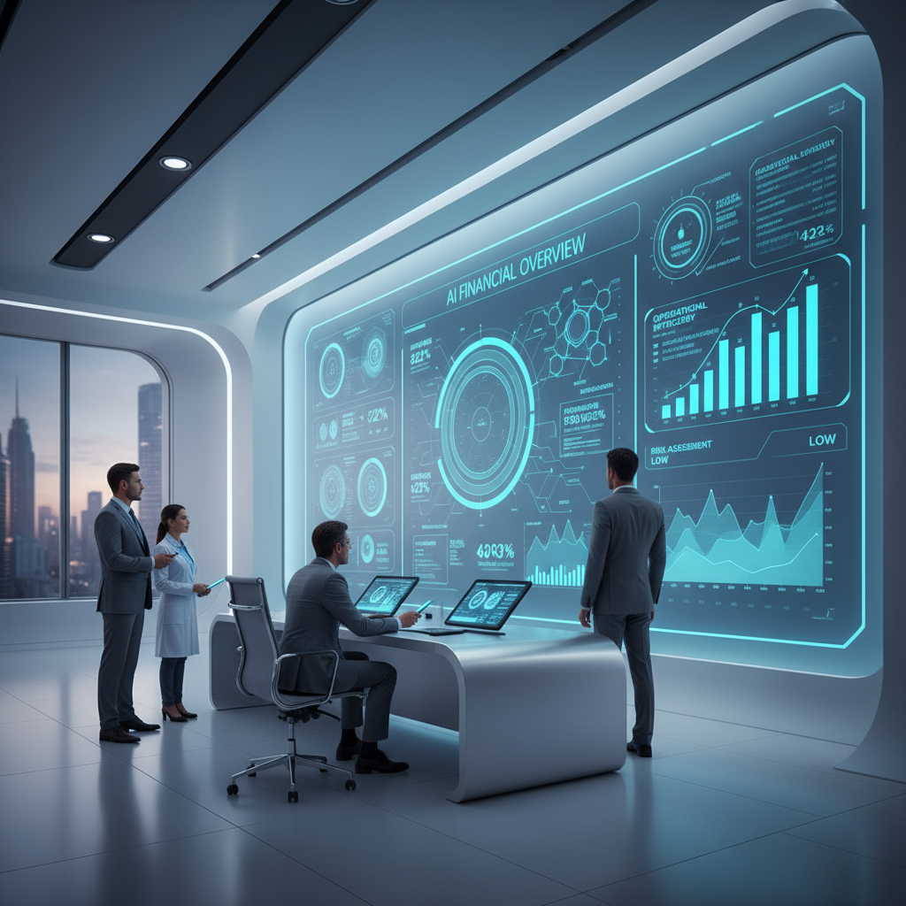 병원 지출 관리용 AI 대시보드 화면