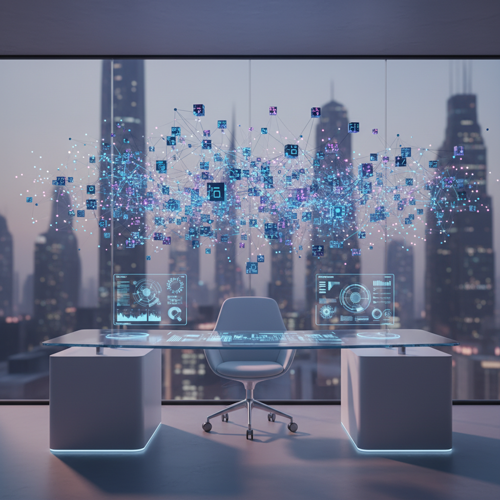 미래 지향적인 AI 디지털 업무 공간