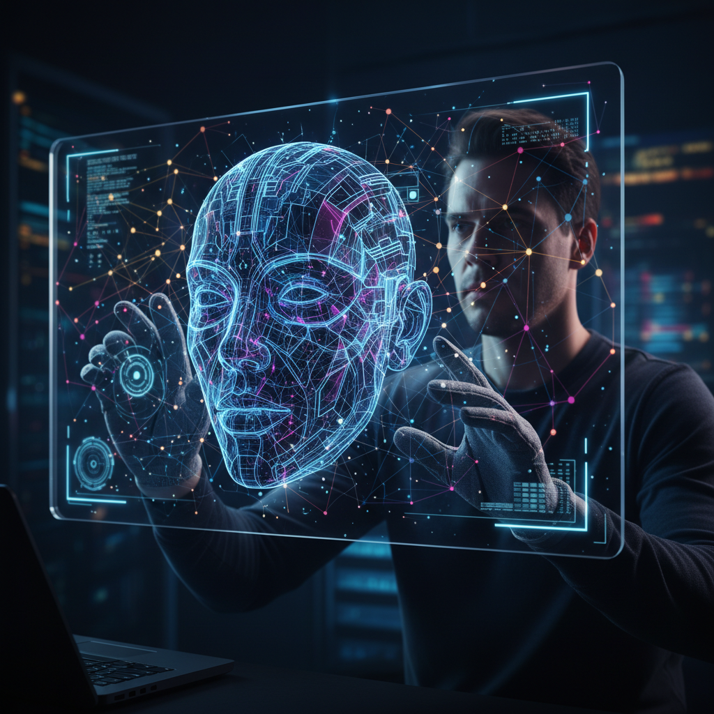 생성형 AI 기술을 활용해 디지털 가면을 만드는 과정