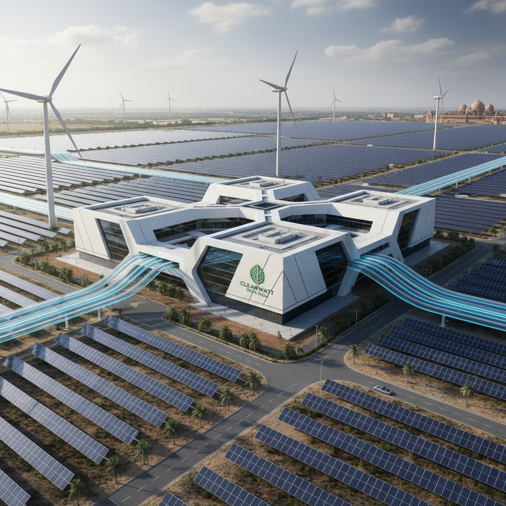 인도의 대규모 AI 데이터 센터 인프라