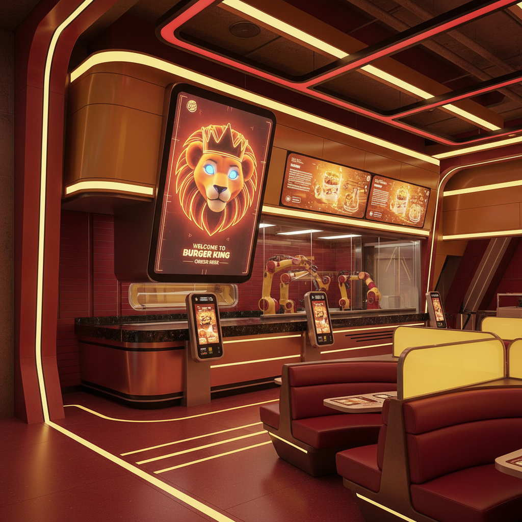 버거킹 매장에 도입된 미래형 AI 시스템