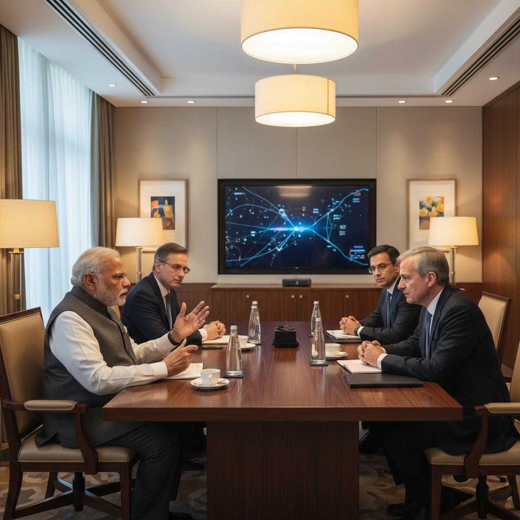 모디 총리와 실리콘밸리 CEO들의 전략적 만남