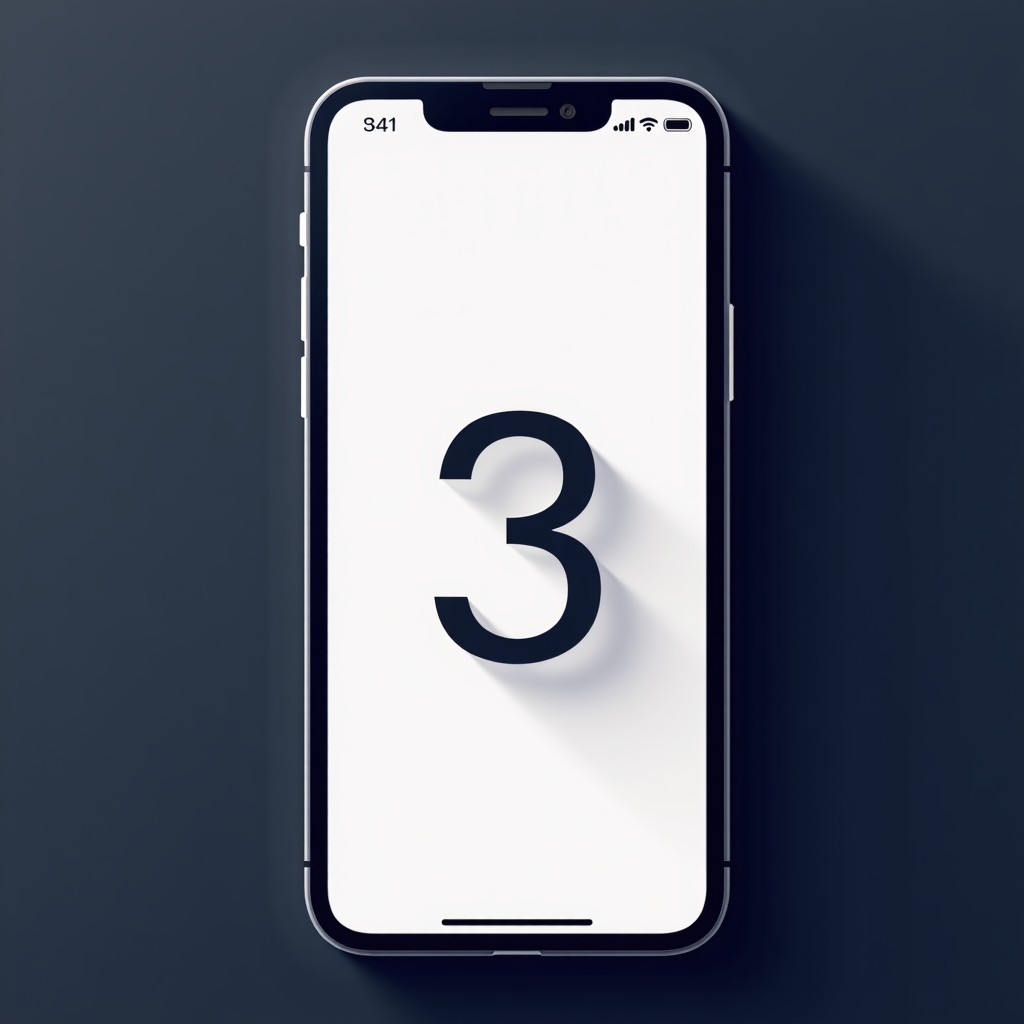 A smartphone displaying a stylized social media interface with a 3-hour countdown timer appearing on the screen. Professional digital art style, high contrast, clean layout, no text. 4:3