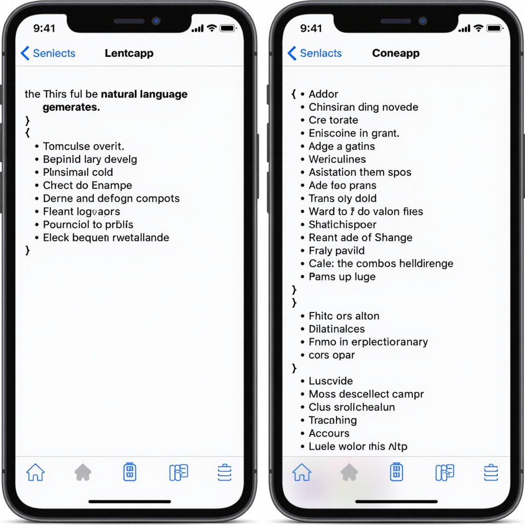 A split screen view showing a developer typing a natural language command on the left and a sophisticated AI agent generating multiple lines of code and UI components on the right side within Xcode 26.3. 4:3