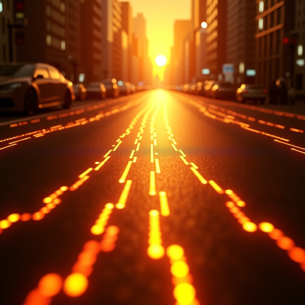 Abstract artistic representation of classic Hollywood film reels merging with digital pixel streams and neural network nodes, golden hour lighting, 4:3