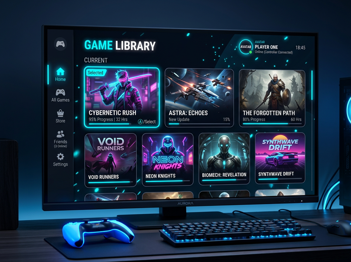 윈도우 11의 새로운 Xbox 모드 인터페이스