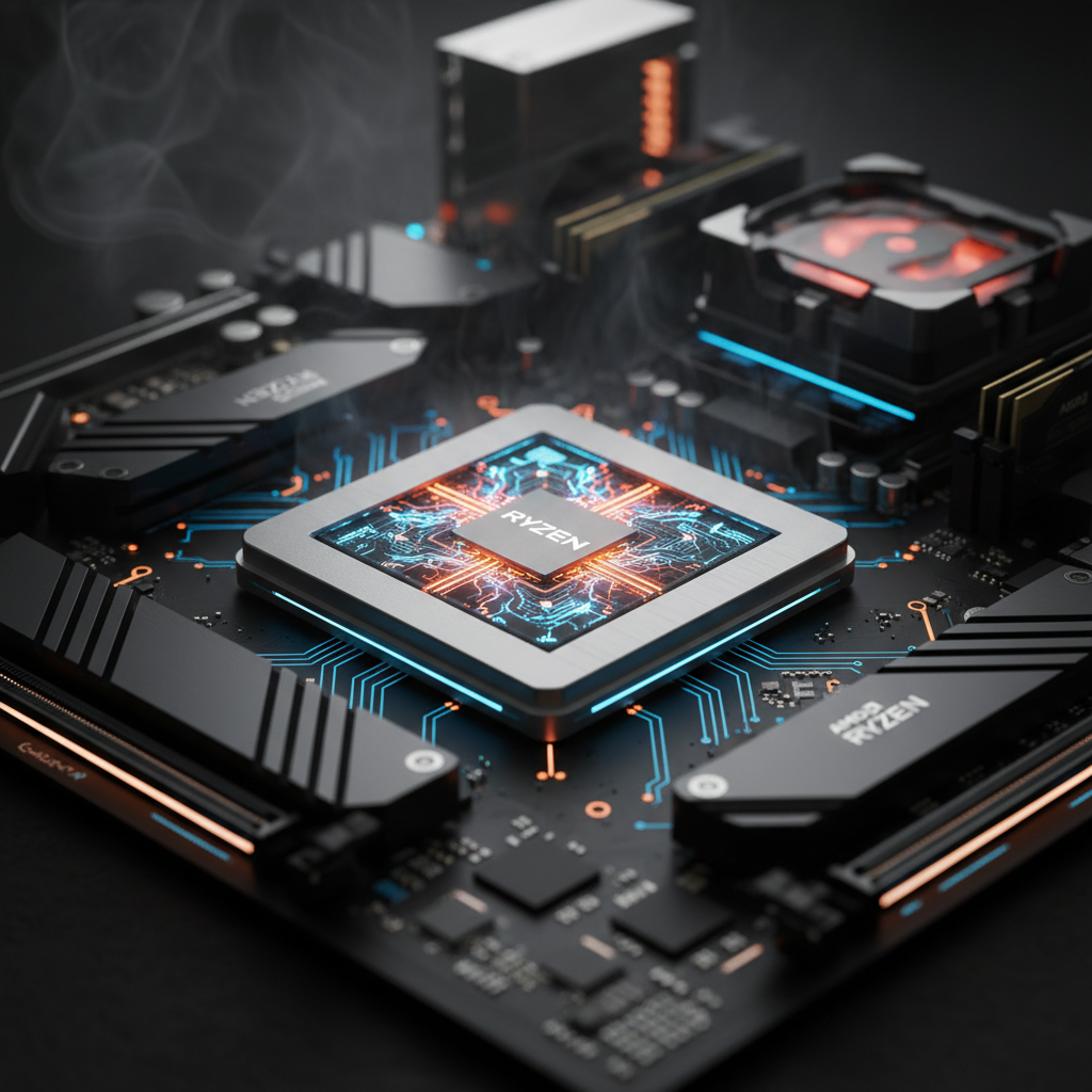 최신 기술이 집약된 데스크탑 프로세서의 모습