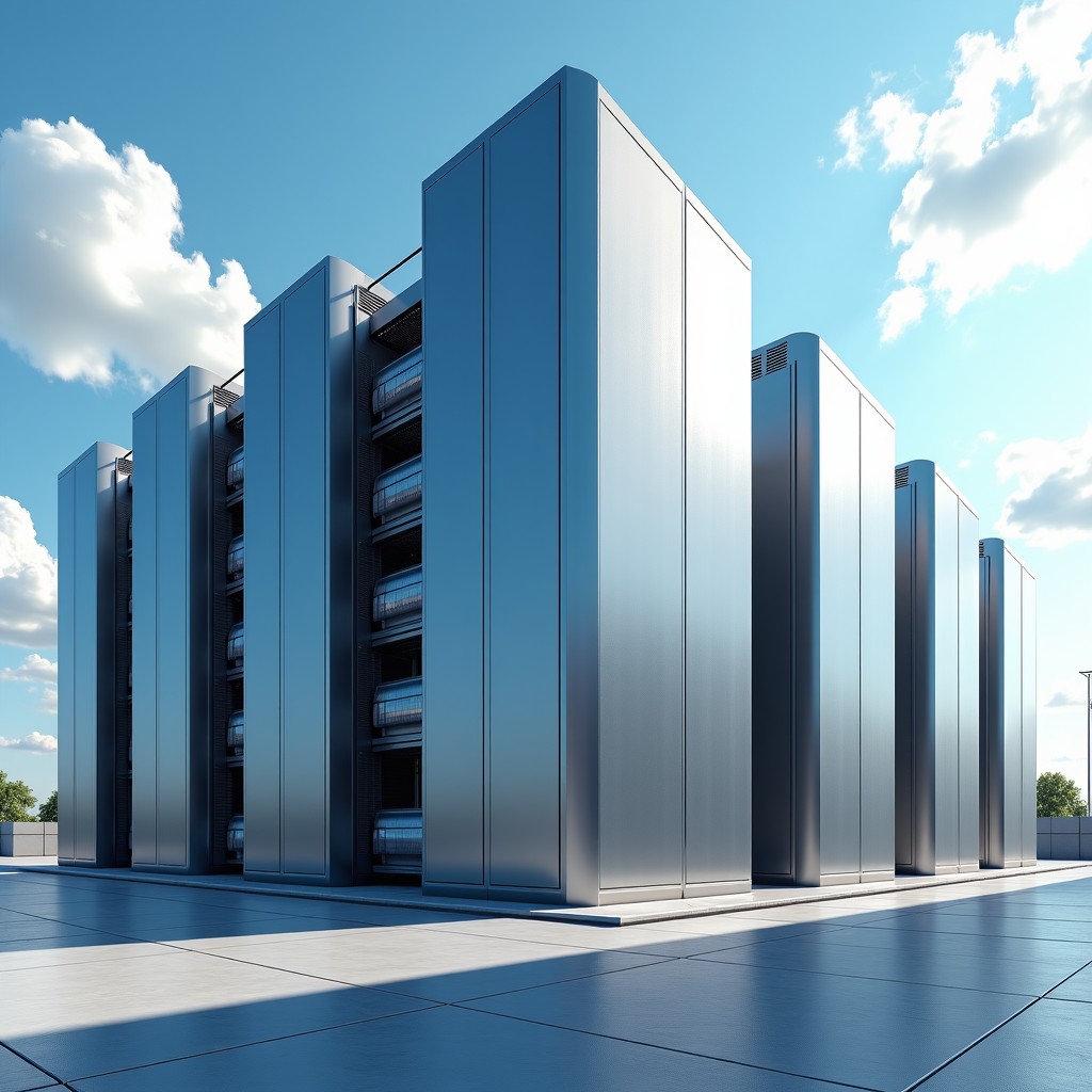 거대한 AI 슈퍼컴퓨터 시설