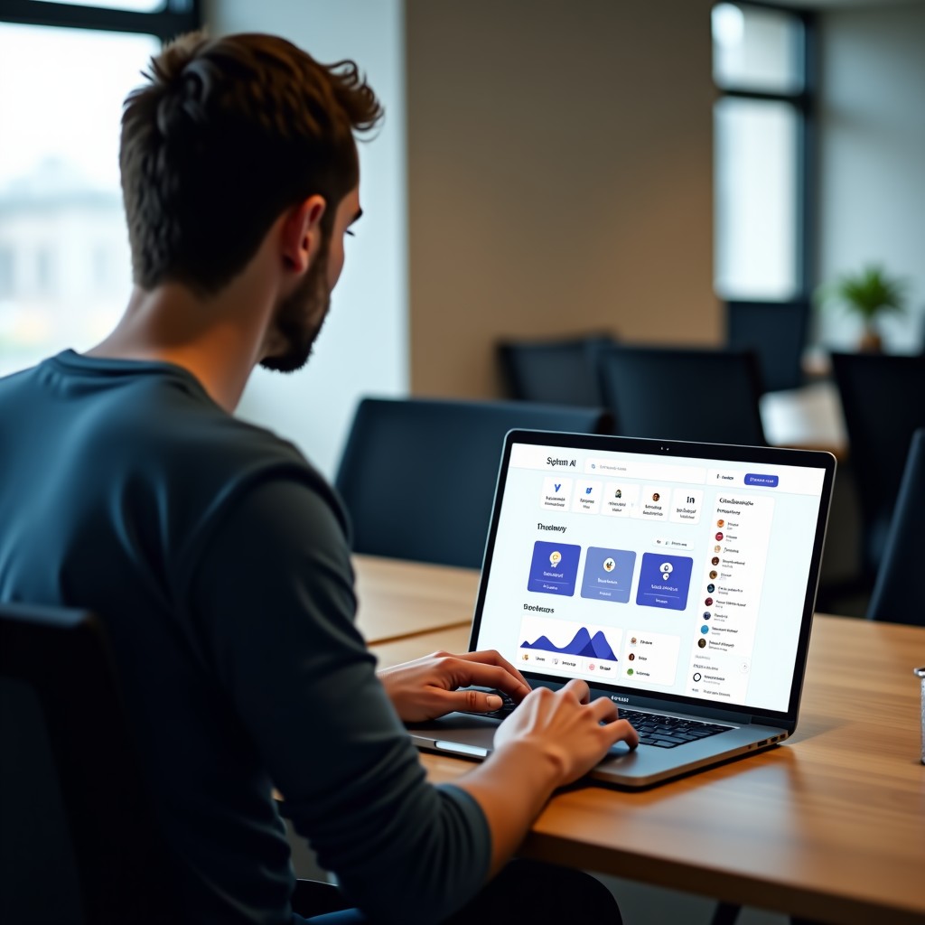 AI 사이드바 활용 모습