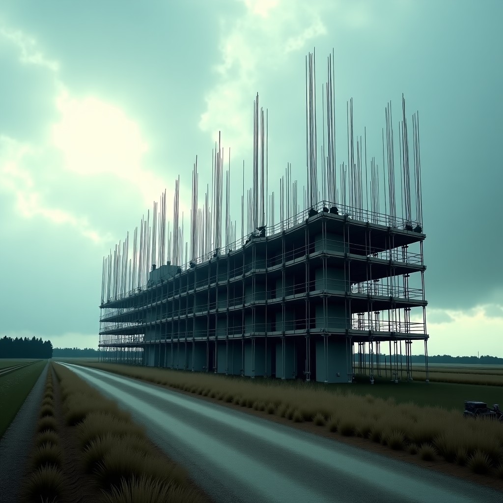 AI 데이터센터 건설 현장 이미지