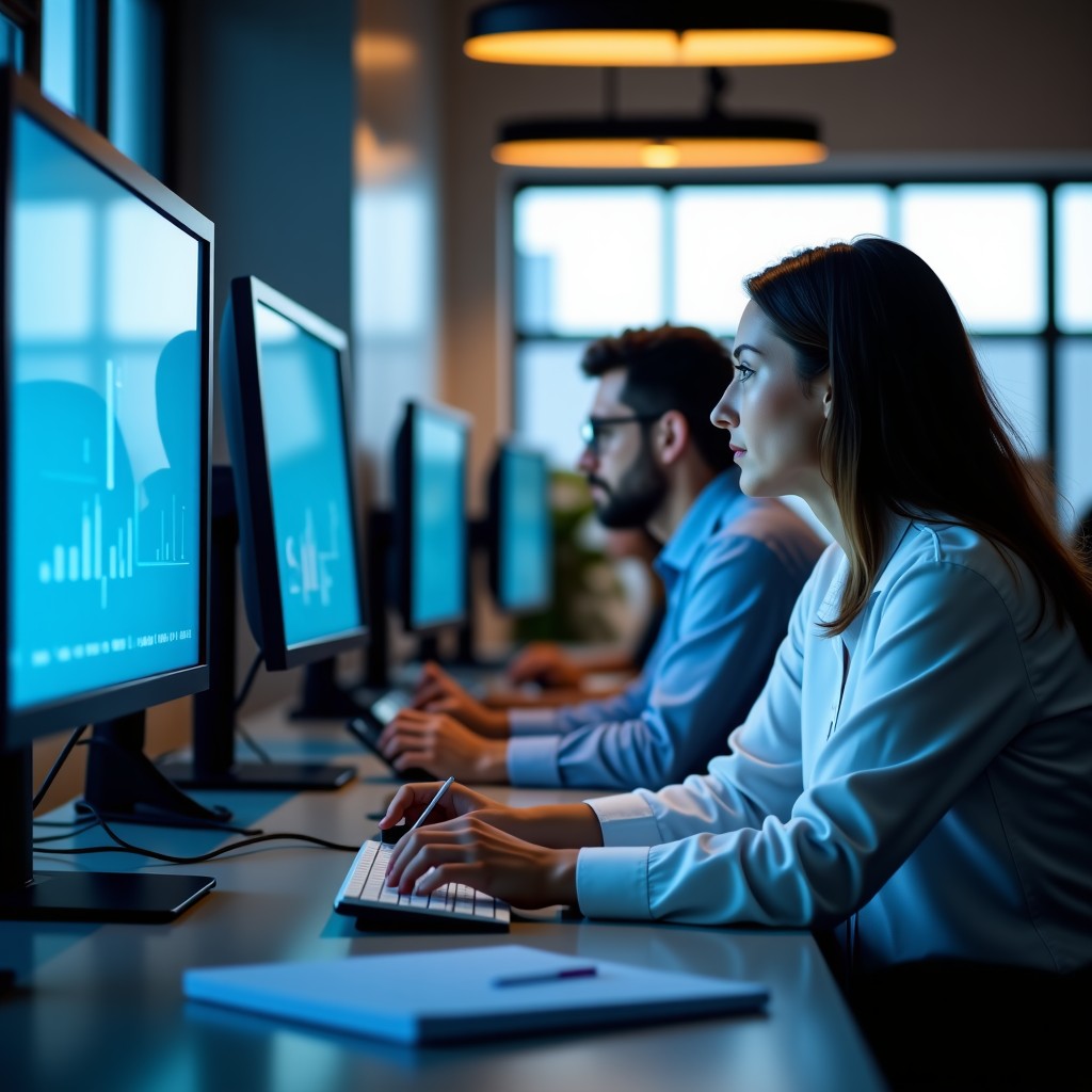 AI 기술의 윤리적 연구 모습