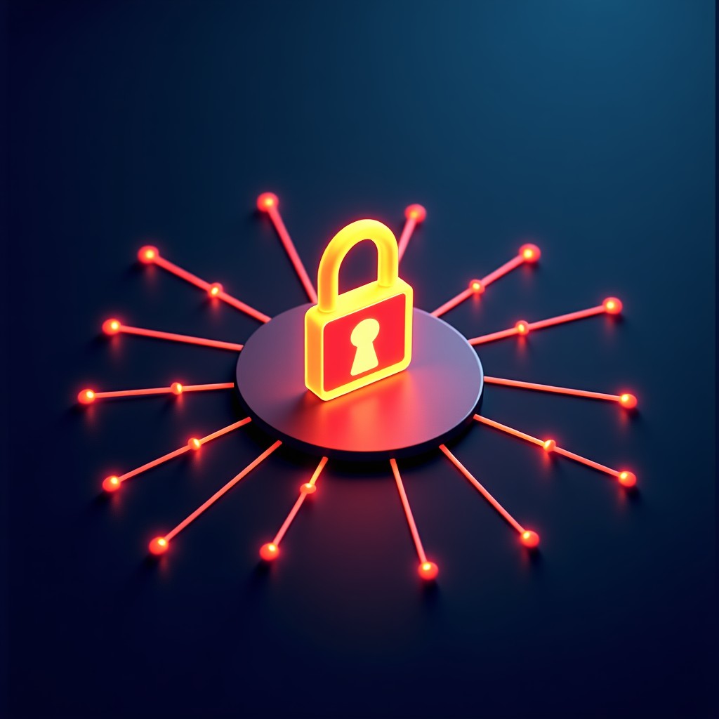 보안을 위협하는 AI 금융 사기 개념