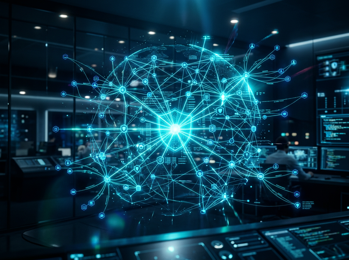 AI 보안 위협 개념도