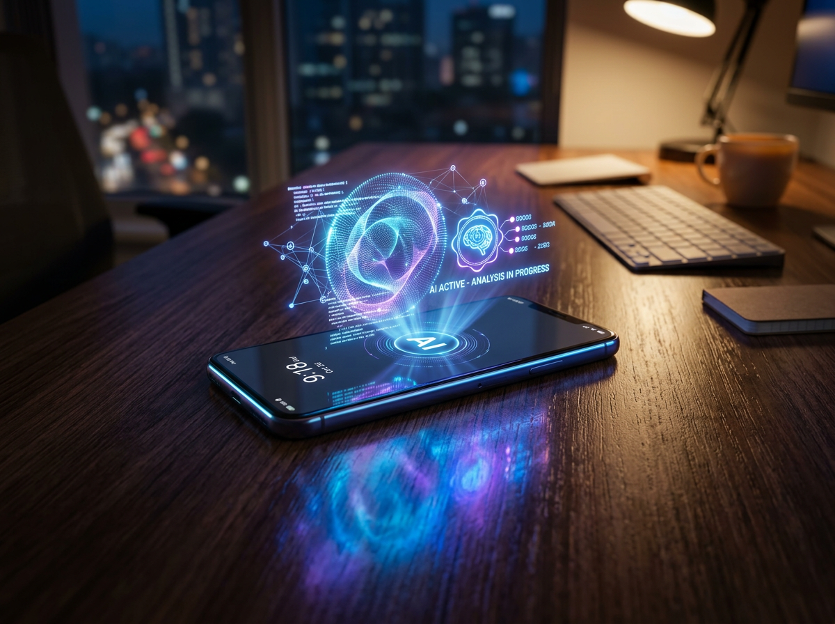 스마트폰을 조작하는 지능형 AI