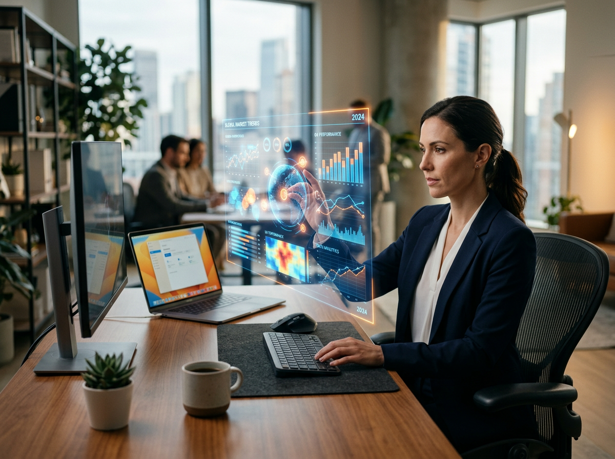 AI 기반의 현대적인 사무 환경