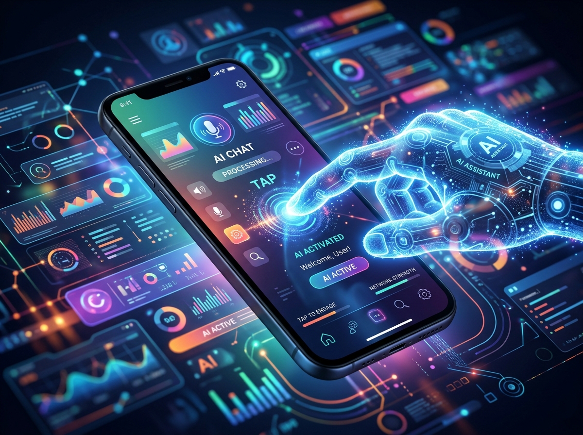 모바일 앱을 조작하는 미래 AI 기술