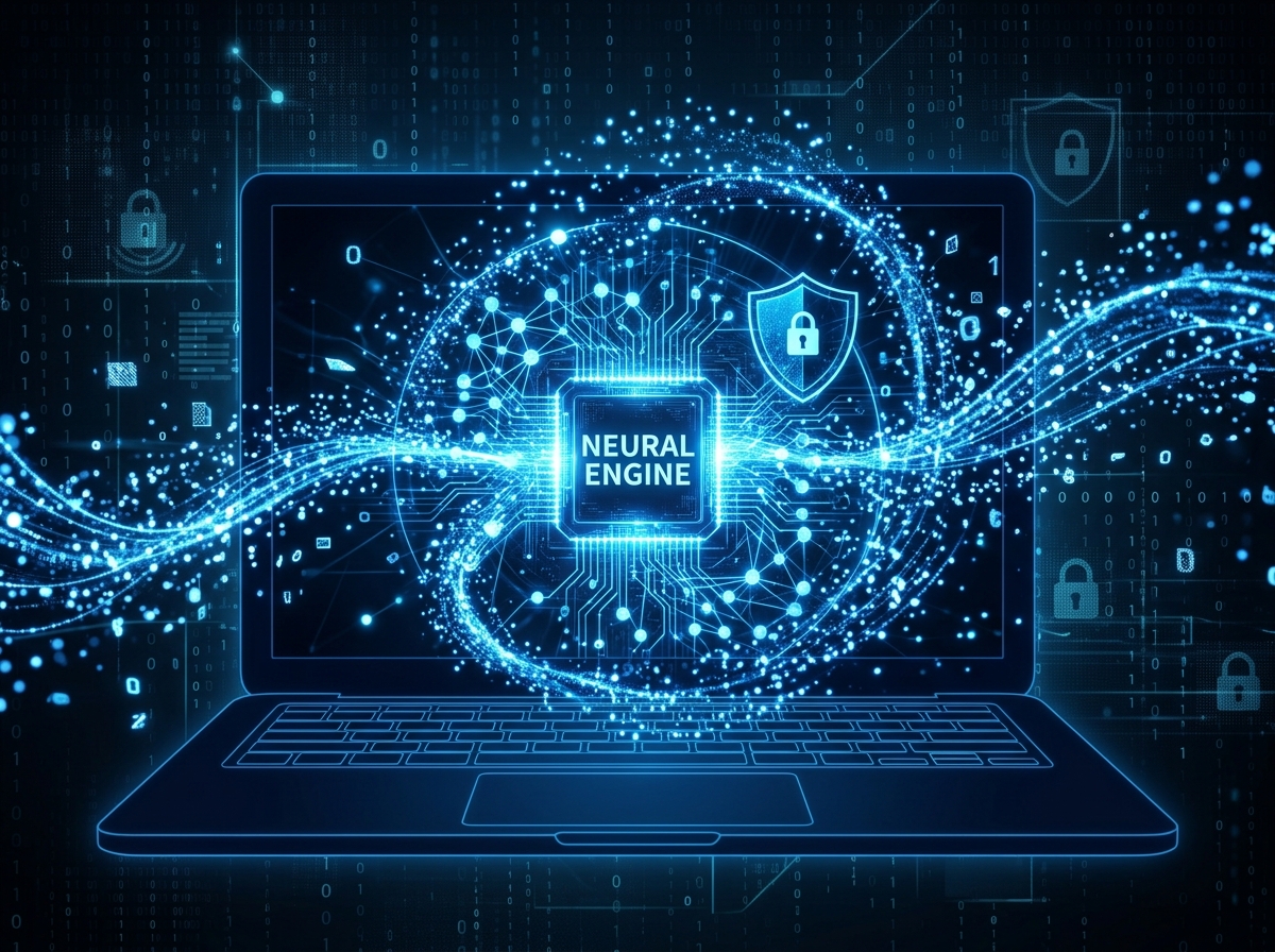 맥북 내부에서 돌아가는 AI 프로세싱