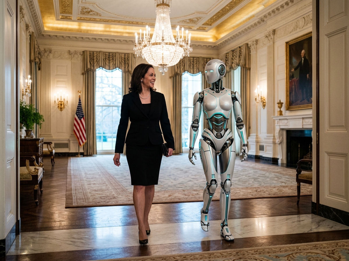 백악관 서밋에 등장한 AI 로봇
