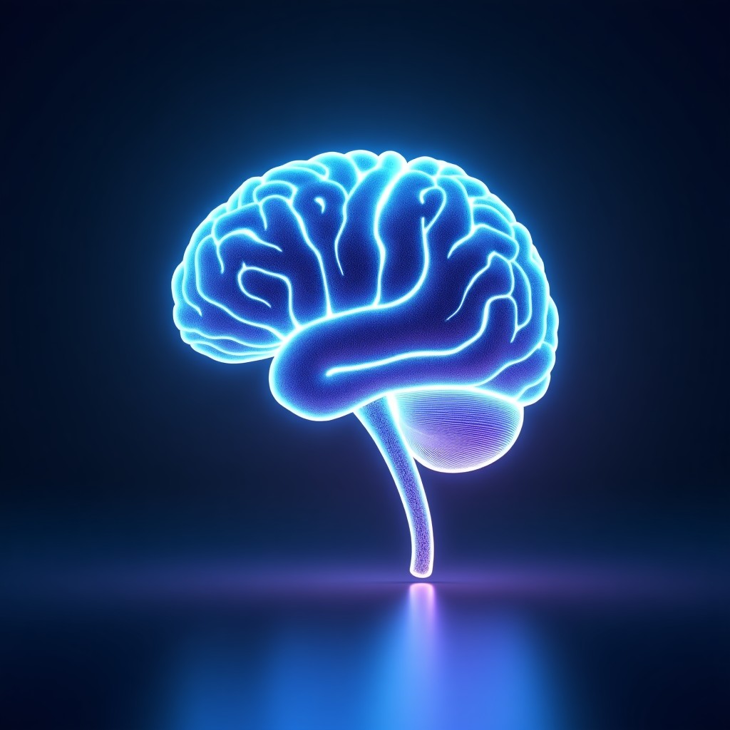 고민하는 인공지능 개념 이미지