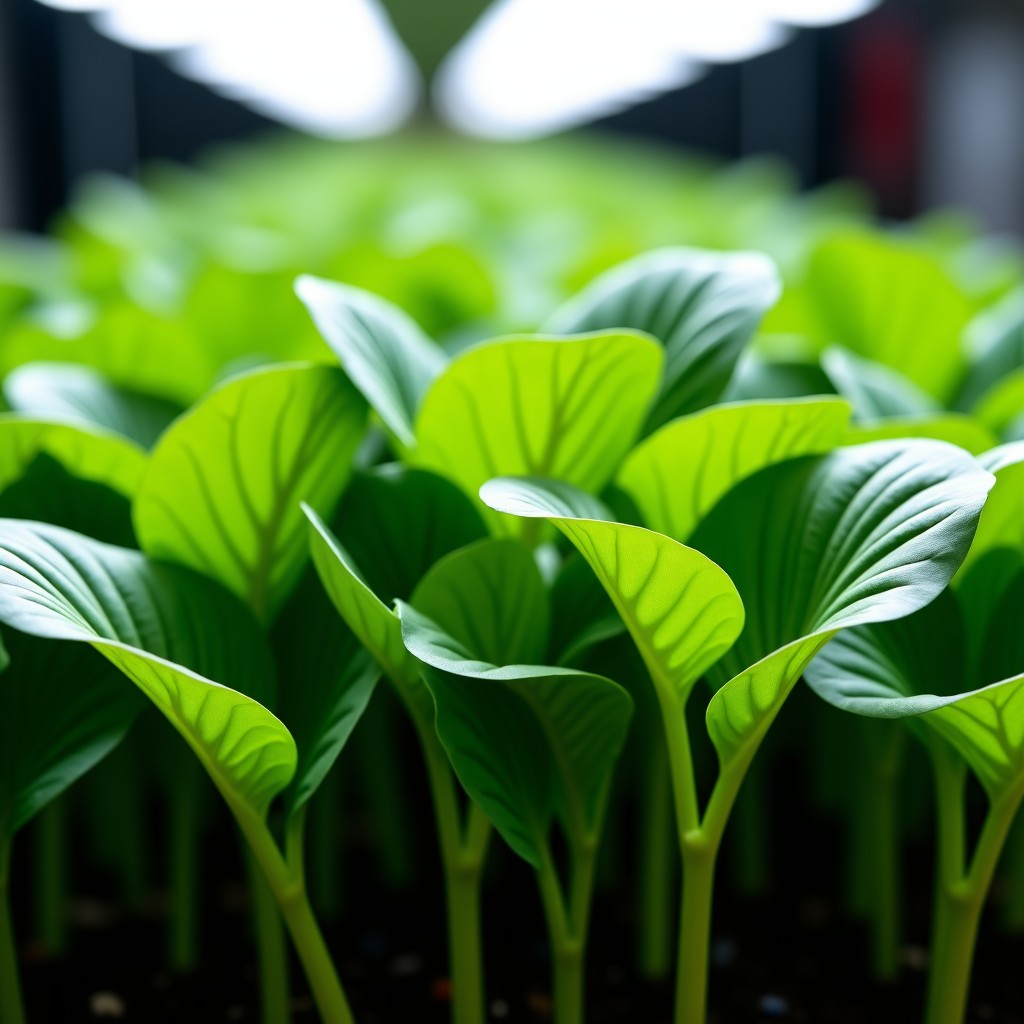 로봇이 관리하는 채소