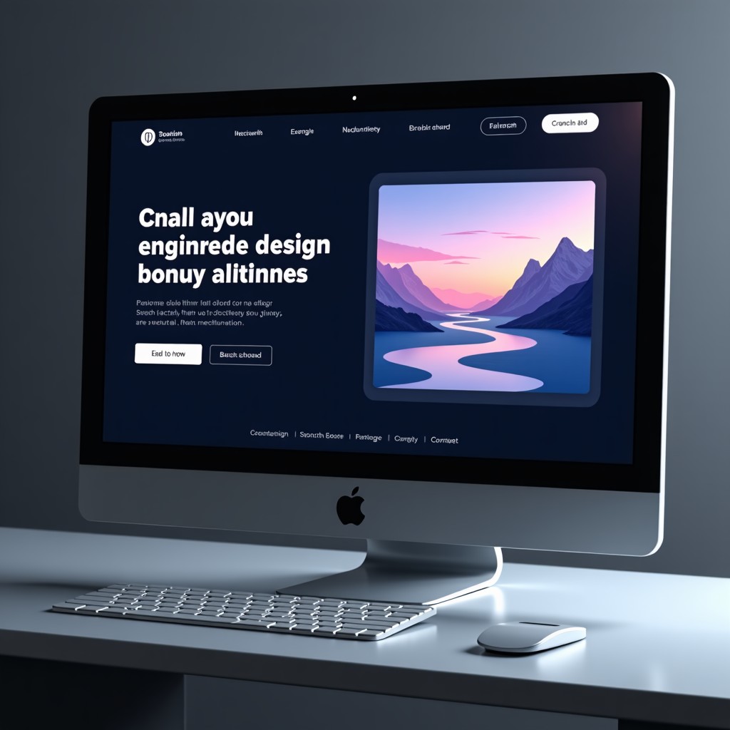 A sophisticated final design layout on a professional screen with multiple layers combined seamlessly, creative art concept, clean and organized workflow visual, 4:3 aspect ratio.